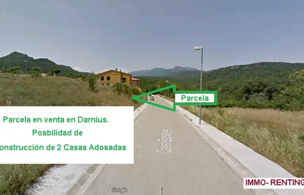 Parcela urbana para construir 2 Viviendas adosadas en Darnius.